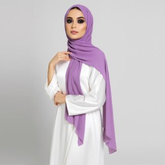 Chiffon Hijab Lila