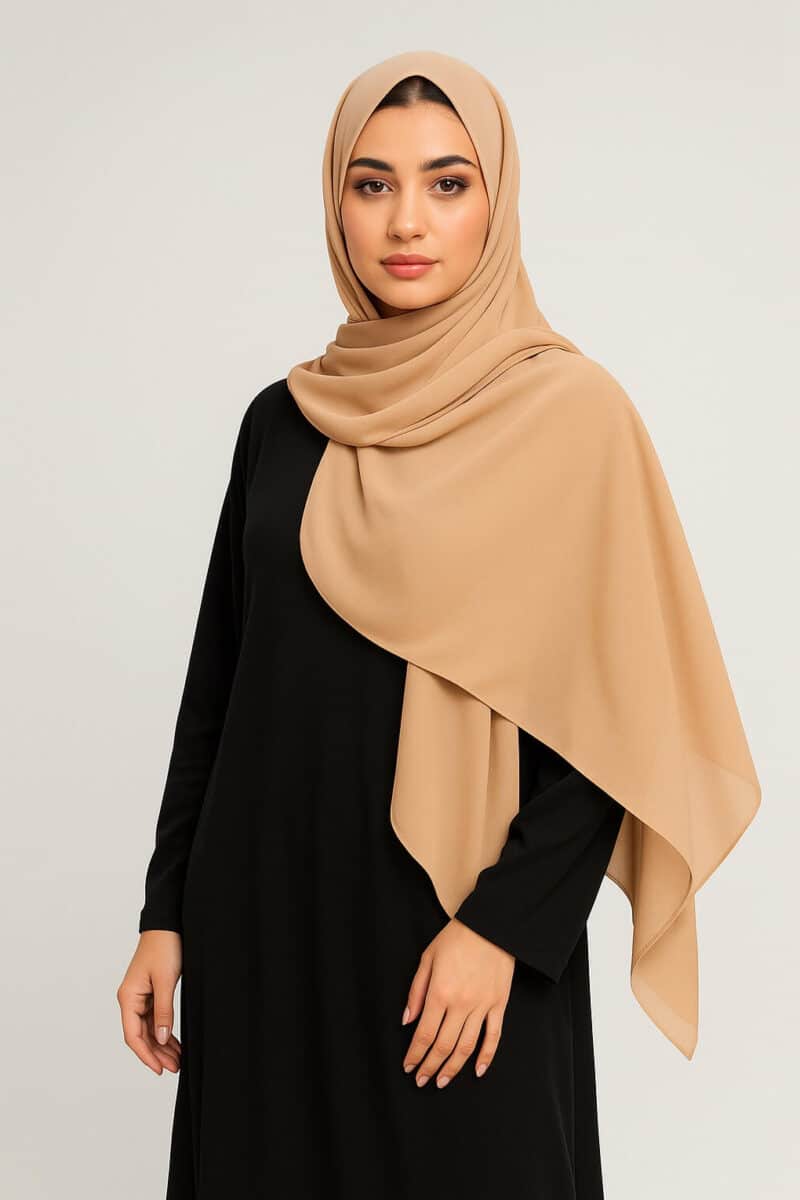 Chiffon Hijab Naturell