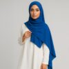 Chiffon Hijab Ozeanblau