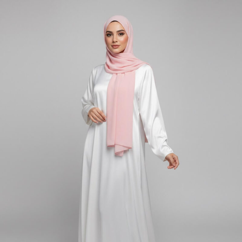 Chiffon Hijab Pink Blossom