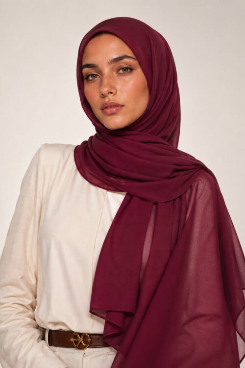 Chiffon Hijab Royal Purple online kaufenjpg