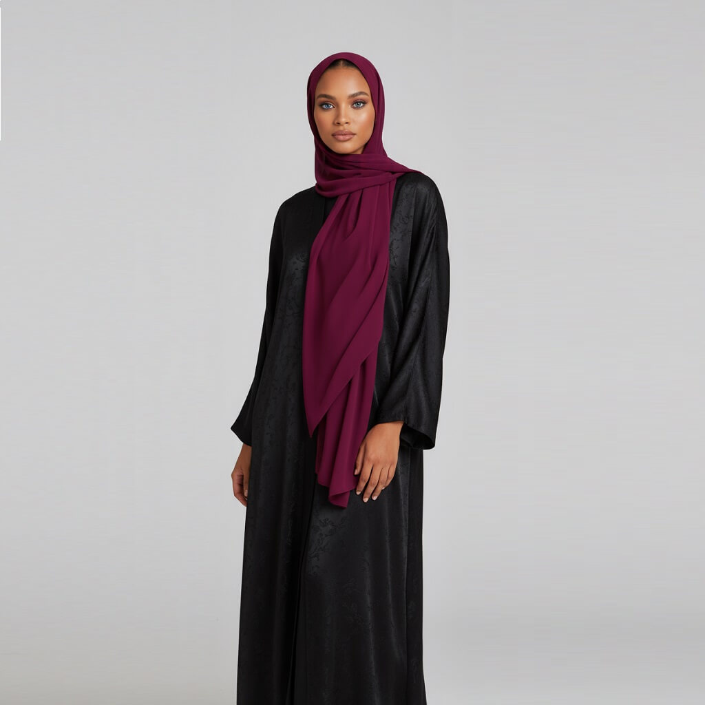 Chiffon Hijab Royal Purple Chiffon Hijab Royal Purple