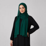 Chiffon Hijab Türkis