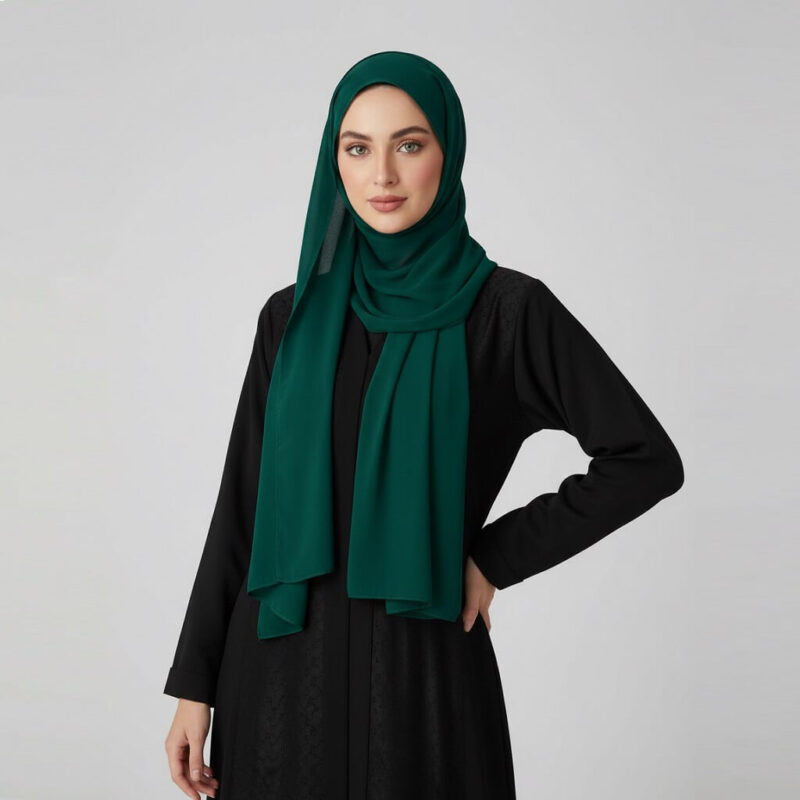 Chiffon Hijab Türkis