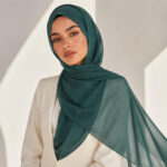 Chiffon Hijab - Türkis Chiffon Hijab Türkis