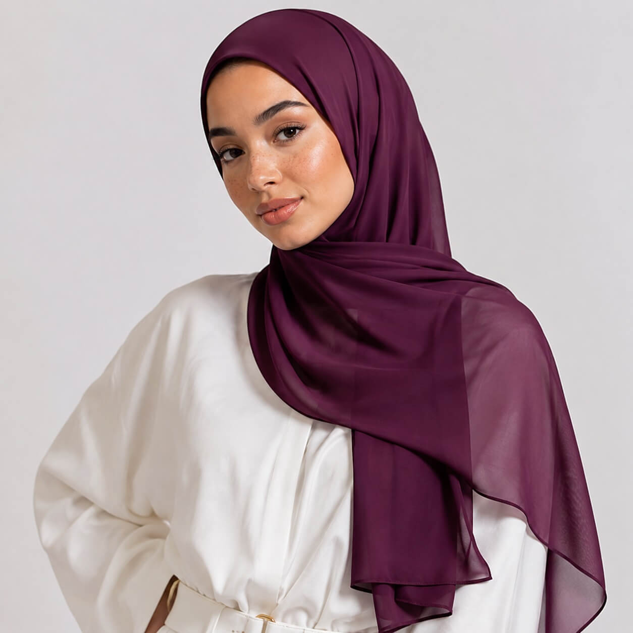 Chiffon Hijab Violett kaufen Chiffon Hijab Violett kaufen