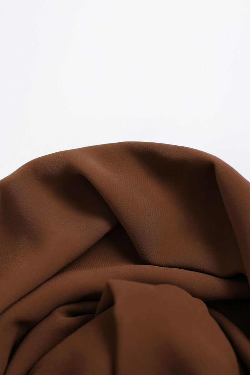 Chiffon Kopftuch Braun
