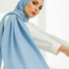 Chiffon Light Hijab Hellblau 3