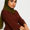 Chiffon Light Hijab Khaki