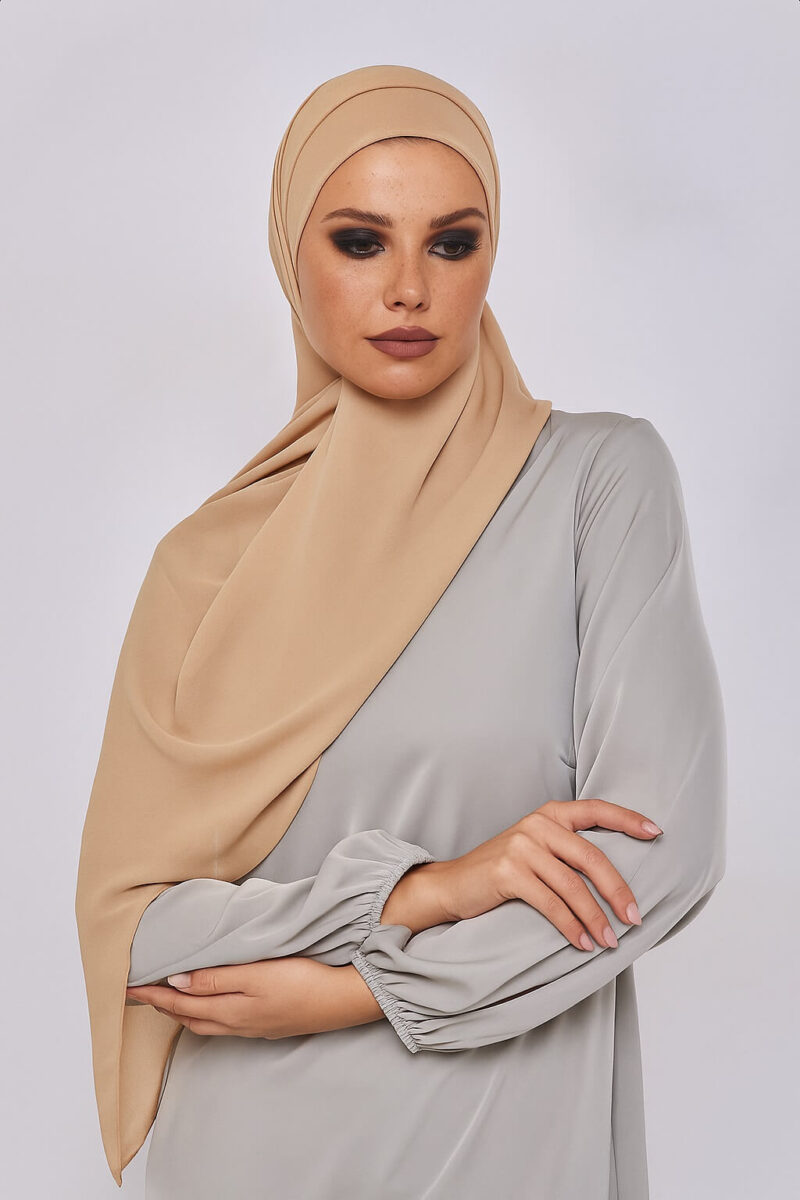 Chiffon Light Hijab Naturell