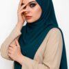 Chiffon Light Hijab Türkis