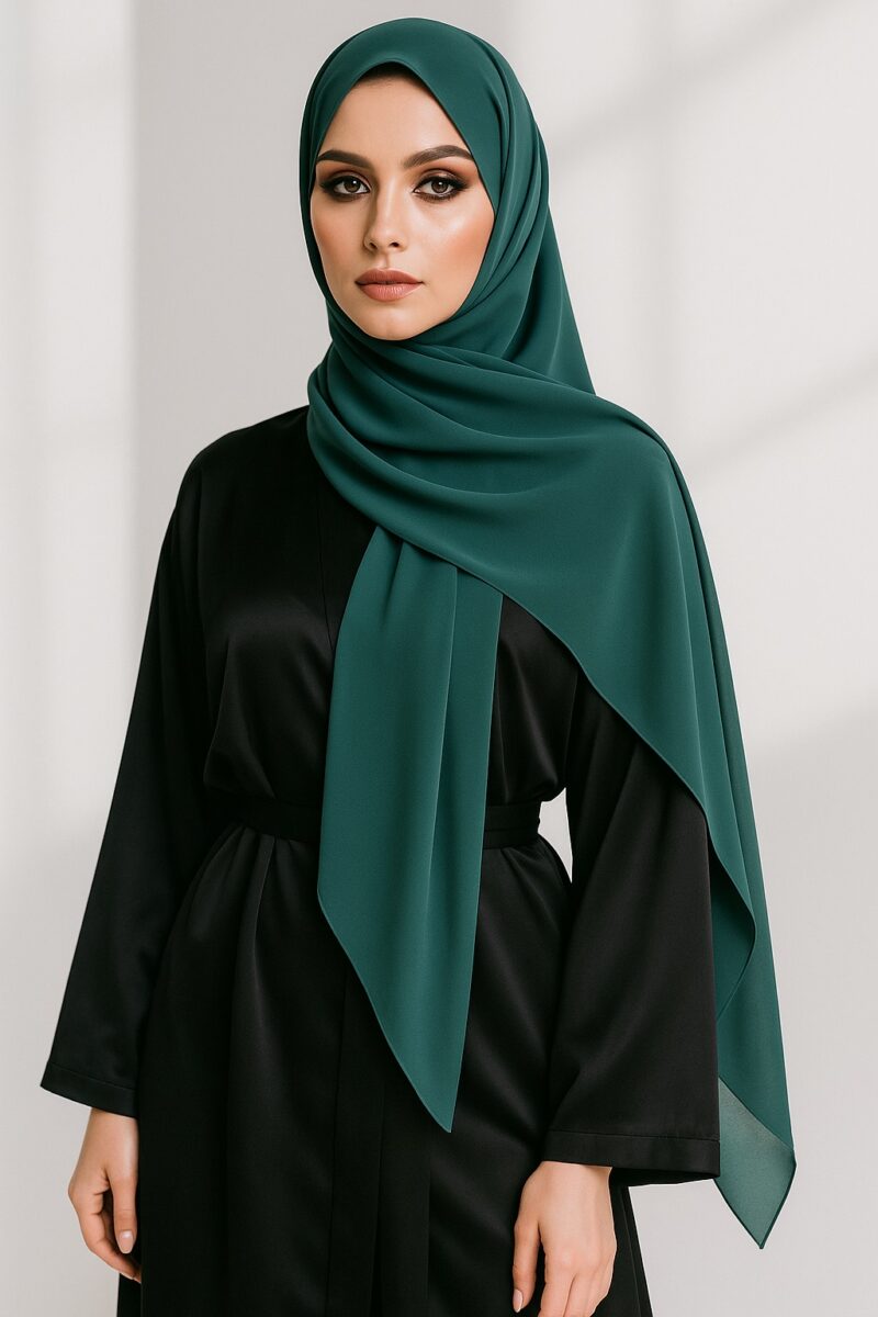 Chiffon Hijab Türkis