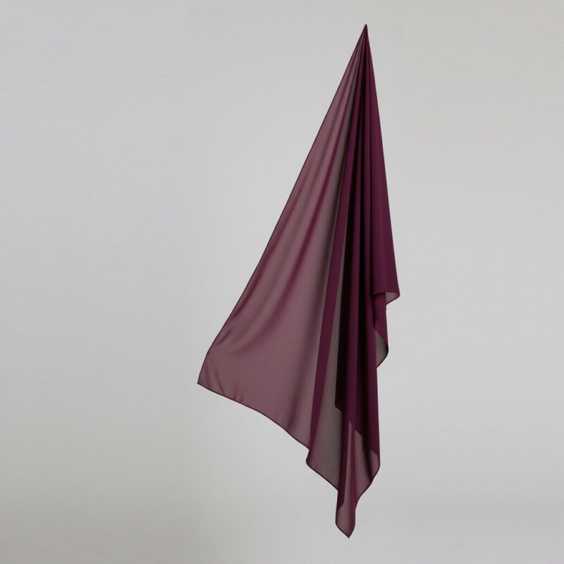 Chiffon Hijab Violett