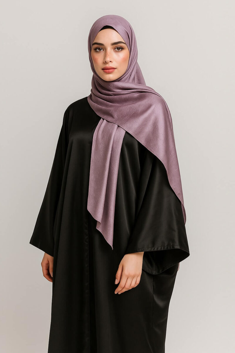 Premium Satin Hijab Lila