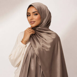 Satin Hijab Gold