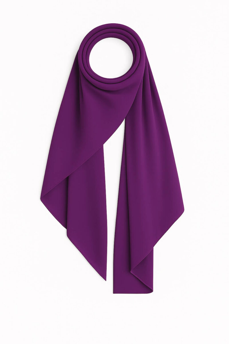 chiffon Hijab violett