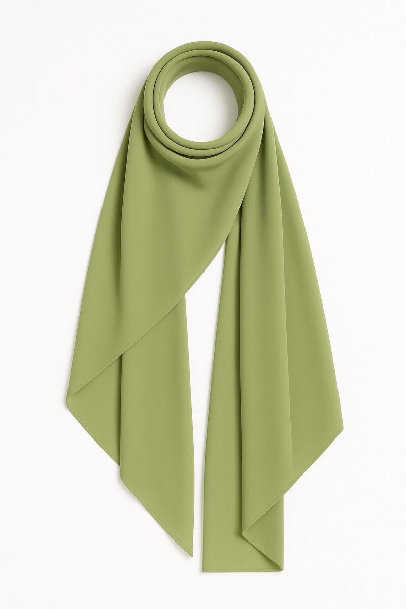 chiffon hijab grün