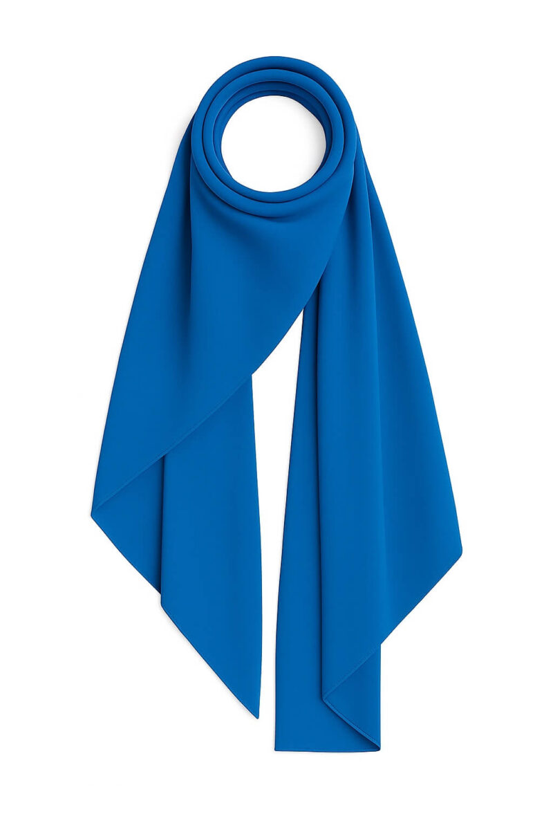 chiffon hijab ozeanblau