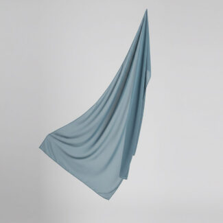 Chiffon Hijab Dusty Blue