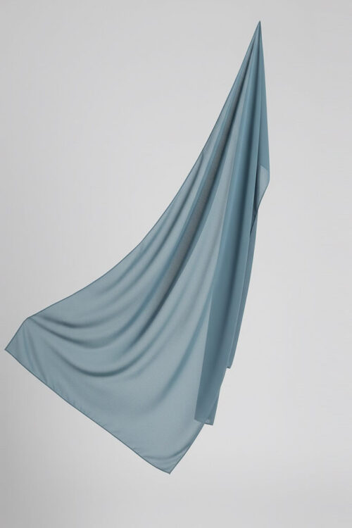 Chiffon Hijab Dusty Blue