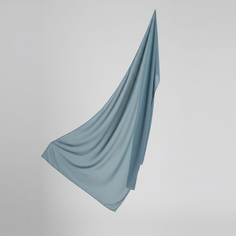 Chiffon Hijab Dusty Blue