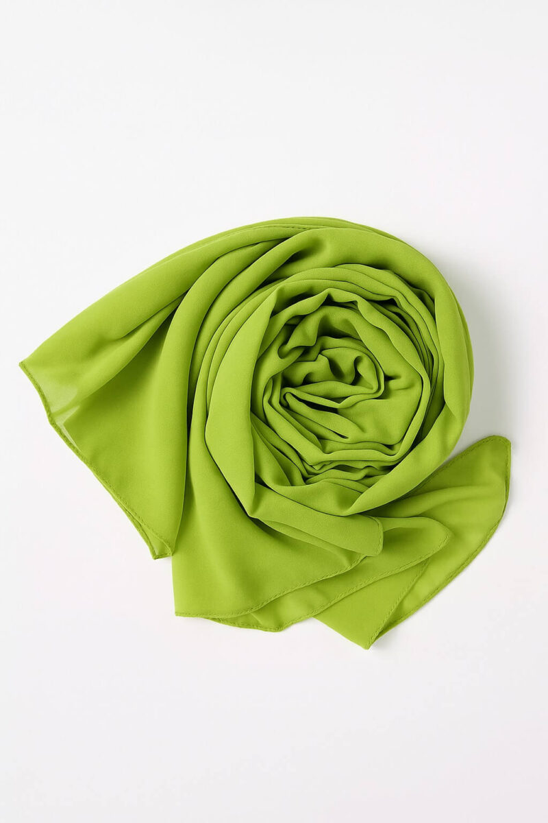 Chiffon Hijab Natürgrün