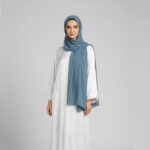 Chiffon Hijab Dusty Blue