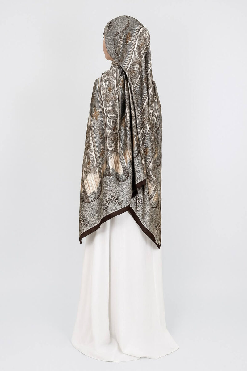 Hijab Brown Velvet