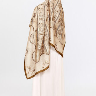 Hijab Gold Velvet