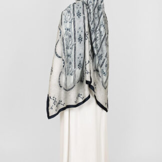 Hijab Blue Velvet