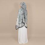 Oriental Shine Hijab - Blue Velvet