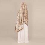 Oriental Shine Hijab - Gold Velvet