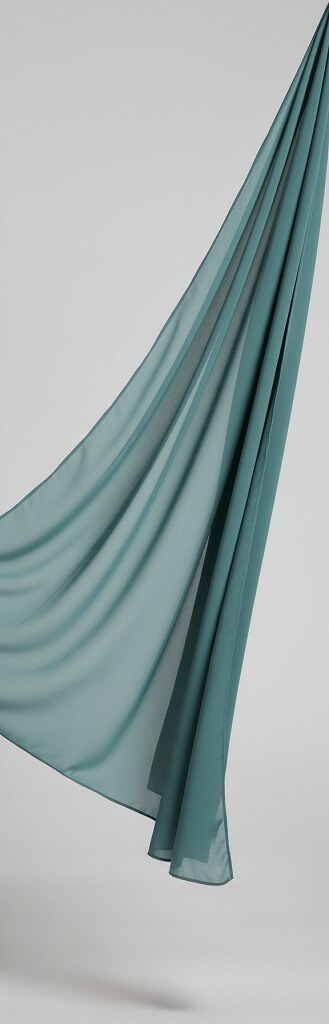Chiffon Hijab Dusty Teal