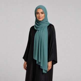 Chiffon Hijab Dusty Teal