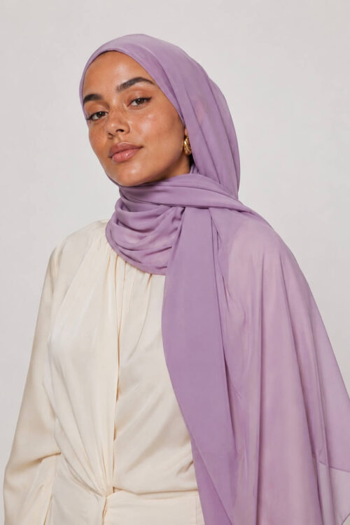Chiffon Hijab Lila kaufen