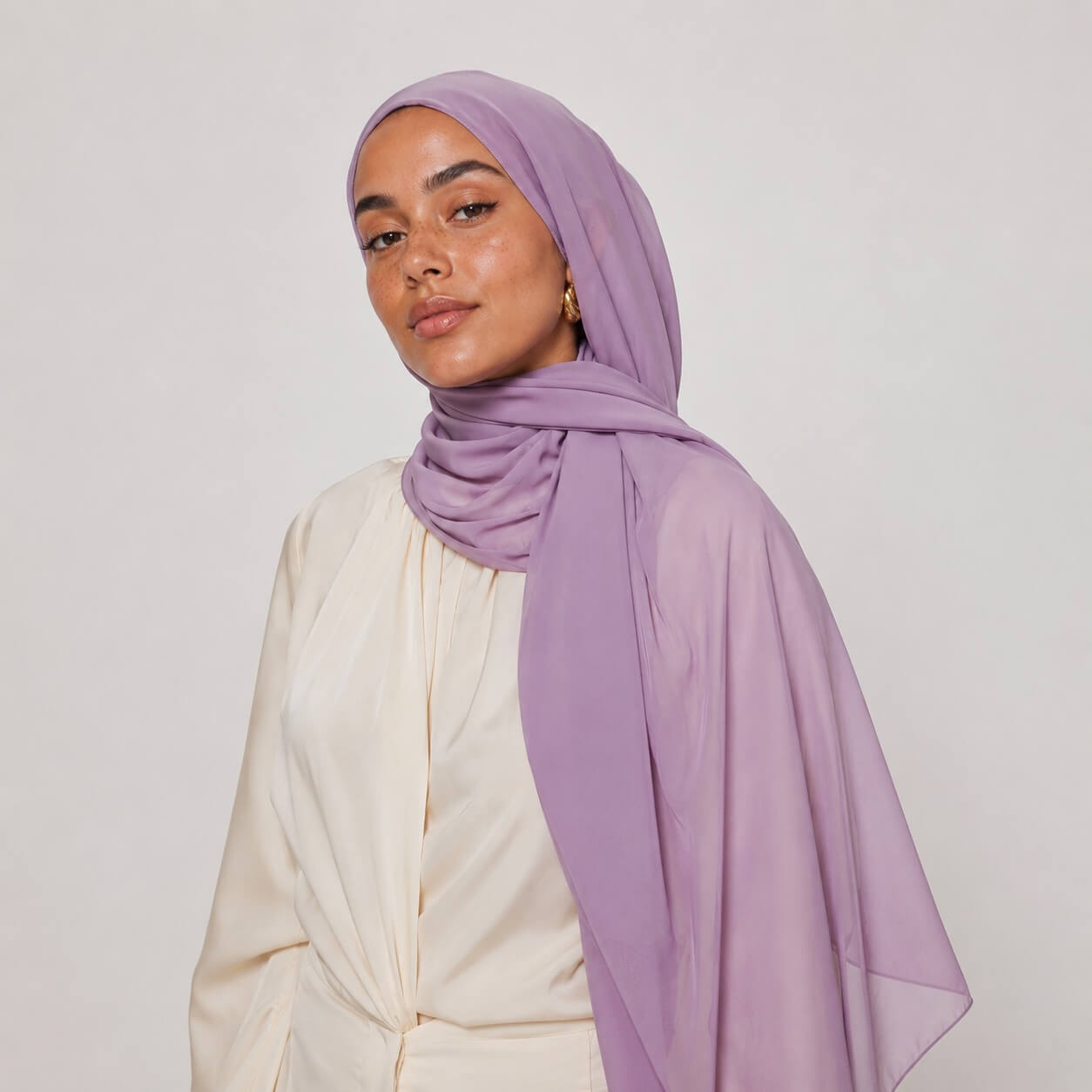 Chiffon Hijab Lila kaufen