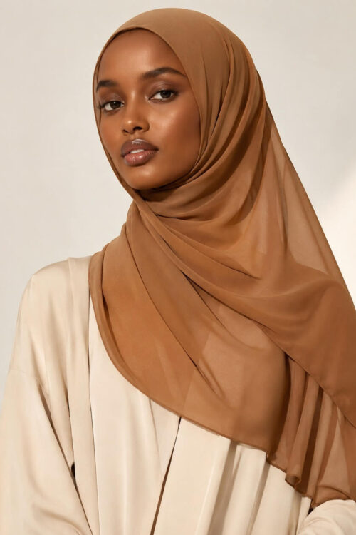Chiffon Hijab Mocca kaufen