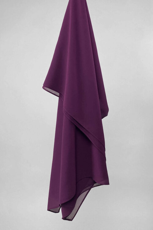 Chiffon Hijab Purple