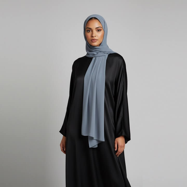 Chiffon Hijab Sky Blue