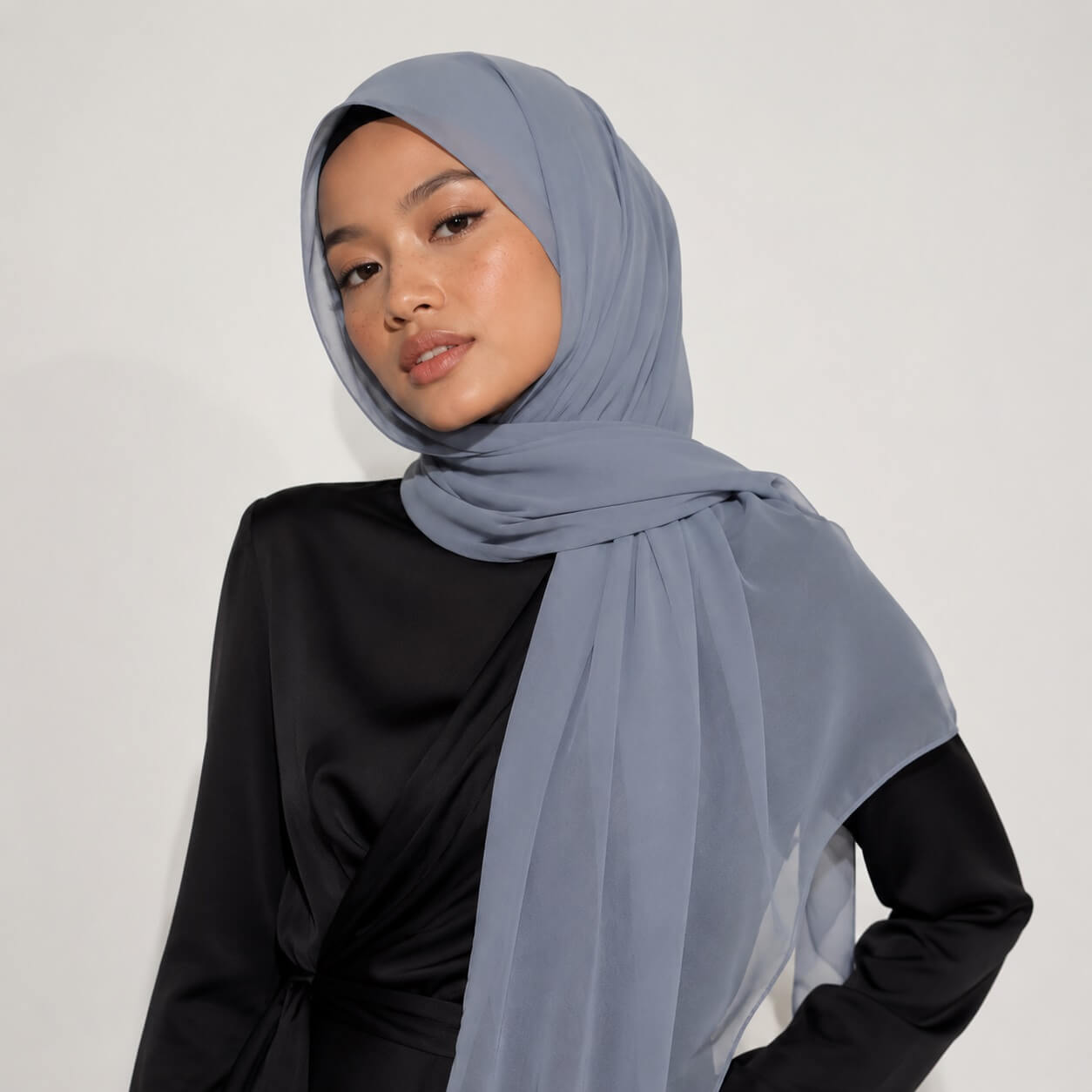 Chiffon Hijab Sky Blue kaufen