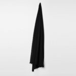 Jersey Line Hijab Black