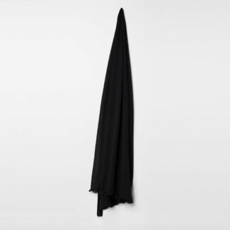 Jersey Line Hijab Black