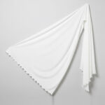 Jersey Line Hijab White