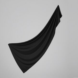 Liquid Jersey Hijab Black