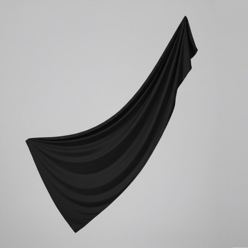 Liquid Jersey Hijab Black