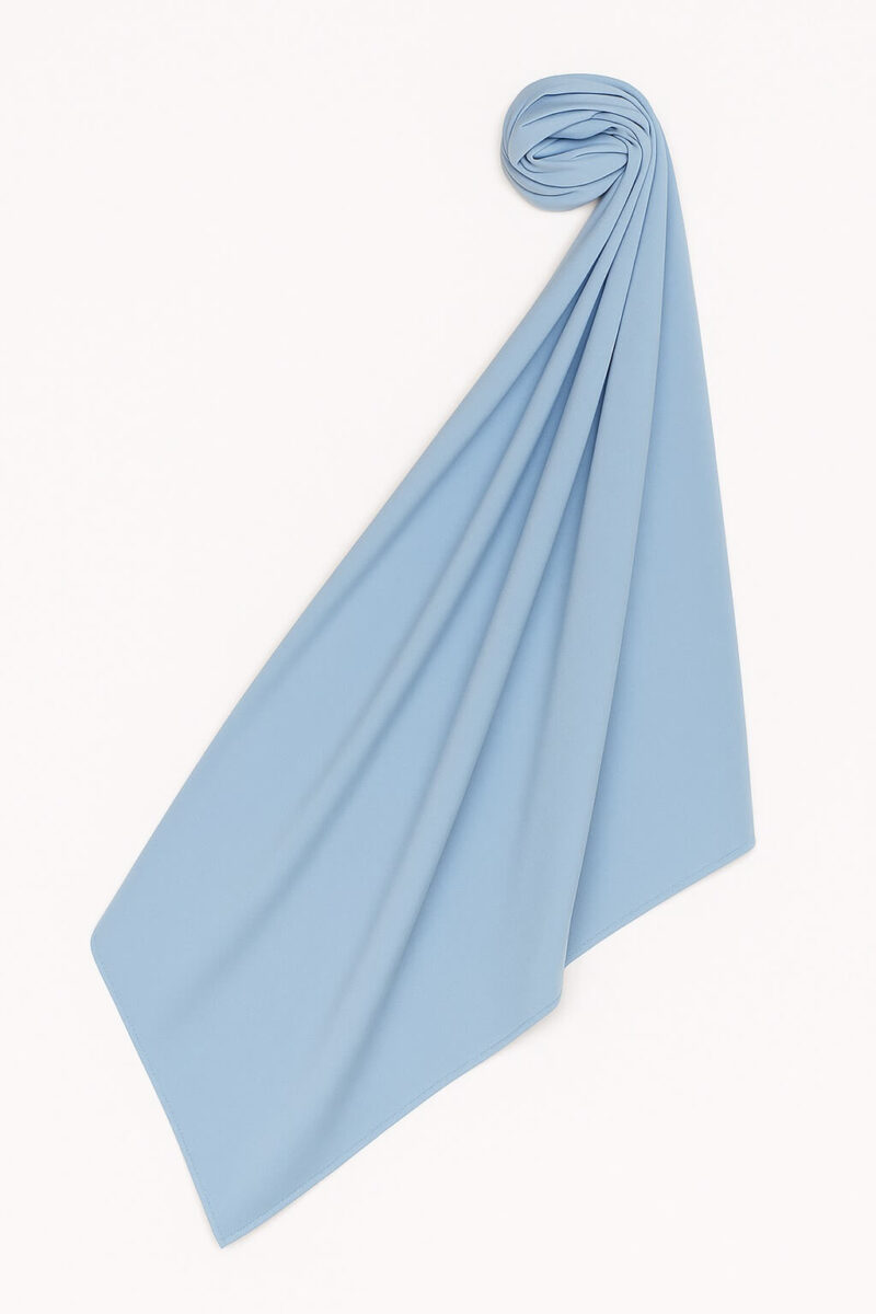 Liquid Jersey Hijab Hellblau