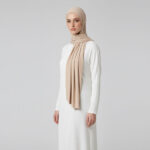 Liquid Jersey Hijab Ivory