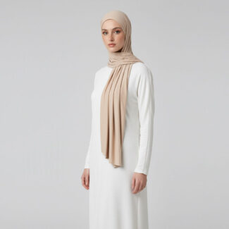 Liquid Jersey Hijab Ivory