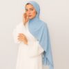 Liquid Jersey Hijab - Light Blue