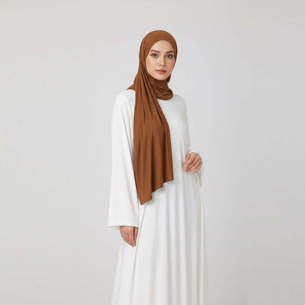 Jersey Hijab Camel Jersey Hijab Camel